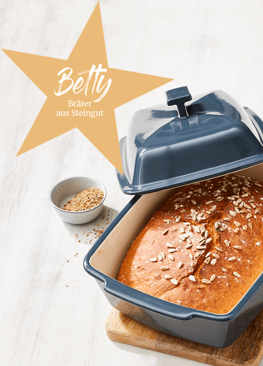 Steingutform Bräter Betty