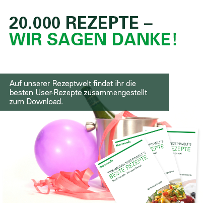 20.000 Rezepte - Wir sagen Danke!