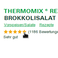 Rezepte bewerten – ab sofort nur mit Kommentar