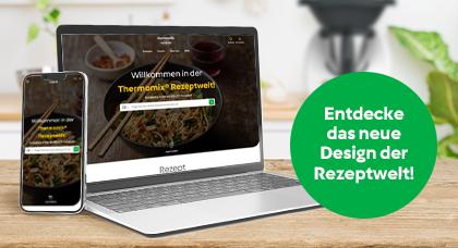 Rezeptwelt im neuen Design